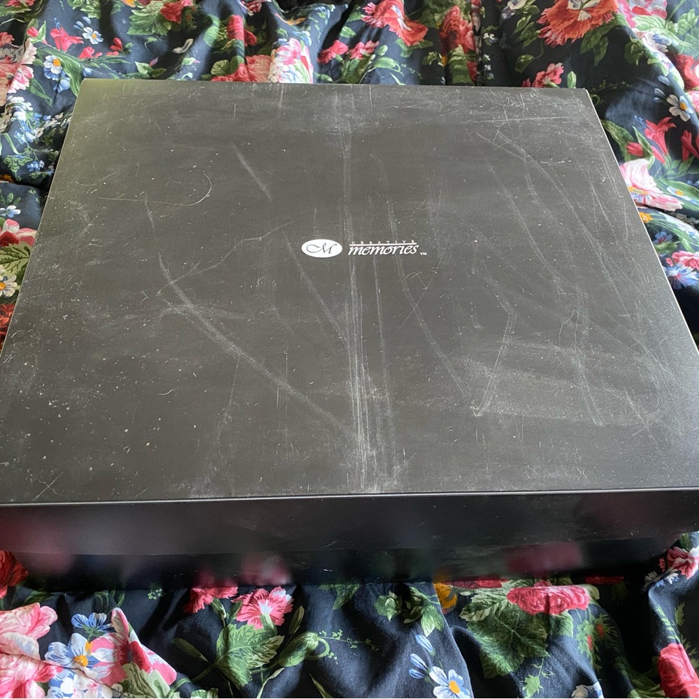 Creative memories Black photo Storage Box